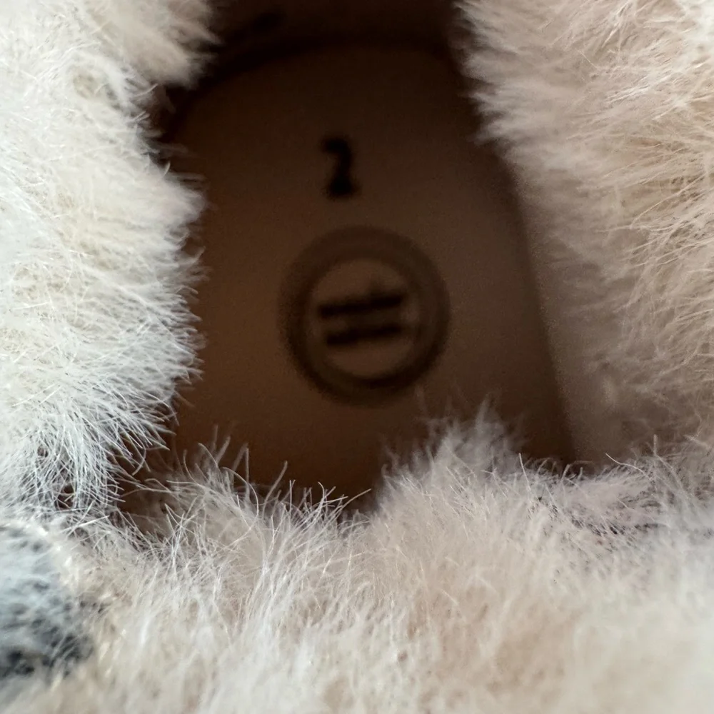 Leopard Print Fur Lined Baby Shoes